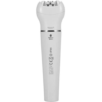 Épilateur facial - Kemei - Rechargeable 5 en 1 - Élimine les poils fins - Nettoie les pores - Blanc Blanc - Publicité Épilateur facial - Kemei - Rechargeable 5 en 1 - Élimine les poils fins - Nettoie les pores - Blanc Blanc - Publicité