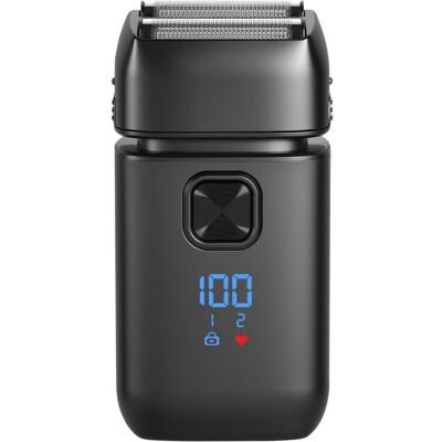 YOMANTA Rasoir Électrique Homme Foil Shaver Double Grille Flexible Ipx6 Étanche 2 Vitesses Écran Led Recharge Usb Rasage Wet & Dry - Publicité YOMANTA Rasoir Électrique Homme Foil Shaver Double Grille Flexible Ipx6 Étanche 2 Vitesses Écran Led Recharge Usb Rasage Wet & Dry - Publicité
