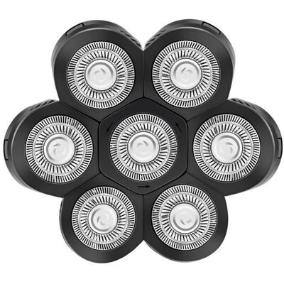 SODIAL TêTes de Rechange pour Rasoir éLectrique 7D 7TêTes Rasoir Chauve Rasoir Barbe Rasoir éLectrique TêTe de Rasoir pour BEARD TRIMMER - Publicité SODIAL TêTes de Rechange pour Rasoir éLectrique 7D 7TêTes Rasoir Chauve Rasoir Barbe Rasoir éLectrique TêTe de Rasoir pour BEARD TRIMMER - Publicité