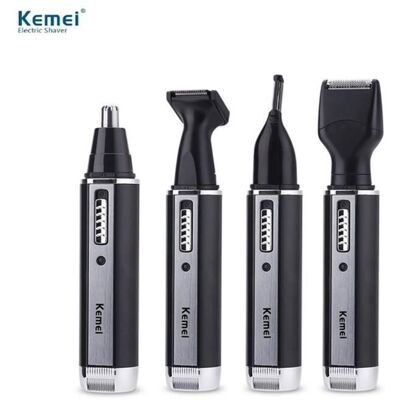 KEMEI 4 en 1 Rasoir Electrique Tondeuse Nez Oreilles Sourcils Rechargeable - Publicité KEMEI 4 en 1 Rasoir Electrique Tondeuse Nez Oreilles Sourcils Rechargeable - Publicité
