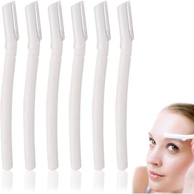 YSFMODE Lot De 6 Rasoirs À Sourcils-Rasoir Dermaplaning-Rasoir Pour Le Visage-Rasoir Pour Femme-Rasoir À Sourcils-Pour Poils Duveteux Et S - Publicité YSFMODE Lot De 6 Rasoirs À Sourcils-Rasoir Dermaplaning-Rasoir Pour Le Visage-Rasoir Pour Femme-Rasoir À Sourcils-Pour Poils Duveteux Et S - Publicité