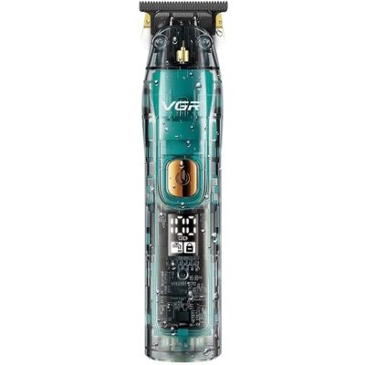 Tondeuse Pro VGR IPX7 Lavable avec LED - V961 - Vert - Publicité Tondeuse Pro VGR IPX7 Lavable avec LED - V961 - Vert - Publicité