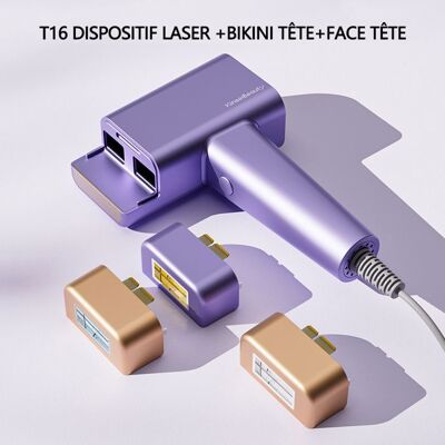 KINSEIBEAUTY T16-BKFA Épilateur Lumière Pulsée refroidissement par glace épilateur Laser permanente indolore ipl 500000 flashs avec 1 tête dépil Rose - Publicité KINSEIBEAUTY T16-BKFA Épilateur Lumière Pulsée refroidissement par glace épilateur Laser permanente indolore ipl 500000 flashs avec 1 tête dépil Rose - Publicité