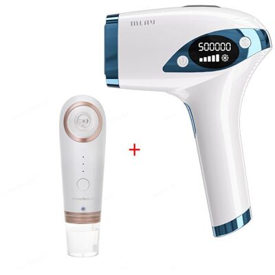 KINSEIBEAUTY épilateur lumière pulsée gelé point de congélation IPL épilation au laser 500000 flashs Épilation Corps Visage Maillot Aisselles Rose - Publicité KINSEIBEAUTY épilateur lumière pulsée gelé point de congélation IPL épilation au laser 500000 flashs Épilation Corps Visage Maillot Aisselles Rose - Publicité