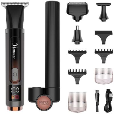 Hatteker TONDEUSE CORPS Homme Étanche avec Écran LED – Rasoir Dos Barbe Visage Corps Sans Fil Tondeuse Multifonction - Publicité Hatteker TONDEUSE CORPS Homme Étanche avec Écran LED – Rasoir Dos Barbe Visage Corps Sans Fil Tondeuse Multifonction - Publicité