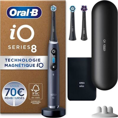 Brosse à dents électrique Oral-B iO Series 8 Plus - Noir Onyx - Publicité Brosse à dents électrique Oral-B iO Series 8 Plus - Noir Onyx - Publicité