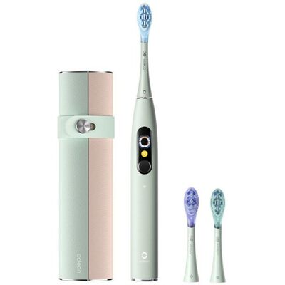 Brosse à dents électrique - OCLEAN - X Ultra 20 Set - Vert - Charge rapide sans fil - Autonomie 40 jours Vert - Publicité Brosse à dents électrique - OCLEAN - X Ultra 20 Set - Vert - Charge rapide sans fil - Autonomie 40 jours Vert - Publicité