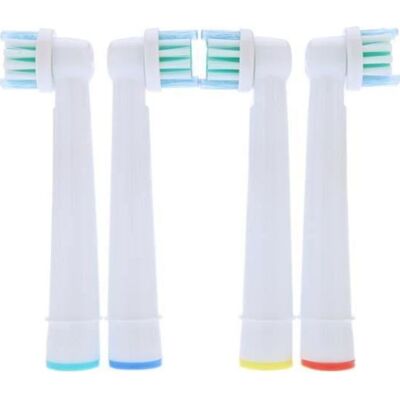 Tête de Brosse à Dents Électrique - Braun Oral B - 4pcs - Haute Qualité - Publicité Tête de Brosse à Dents Électrique - Braun Oral B - 4pcs - Haute Qualité - Publicité