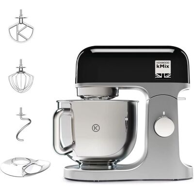 Robot pâtissier Kenwood kMix KMX750BK - bol 5 litres - 6 vitesses - 3 accessoires - noir Noir - Publicité Robot pâtissier Kenwood kMix KMX750BK - bol 5 litres - 6 vitesses - 3 accessoires - noir Noir - Publicité