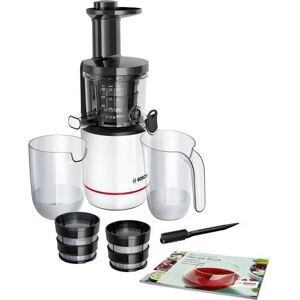 Extracteur de jus - BOSCH - MESM500W VitaExtract - Blanc/chrome - 150 W - 1 vitesse + reverse - syst. de sécurité sur le couvercle Blanc - Publicité Extracteur de jus - BOSCH - MESM500W VitaExtract - Blanc/chrome - 150 W - 1 vitesse + reverse - syst. de sécurité sur le couvercle Blanc - Publicité
