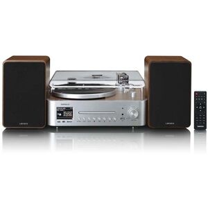 Chaîne hi‑fi - LENCO - MC-860BK - Platine vinyle - Radio Internet DAB+/FM - Bluetooth et lecteur CD/MP3 Marron - Publicité Chaîne hi‑fi - LENCO - MC-860BK - Platine vinyle - Radio Internet DAB+/FM - Bluetooth et lecteur CD/MP3 Marron - Publicité