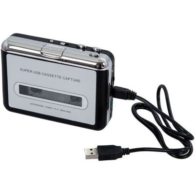 Lecteur USB Tape Cassette - SODIAL - Convertisseur MP3 - Couleur Noir - Lecteur de cassette Noir - Publicité Lecteur USB Tape Cassette - SODIAL - Convertisseur MP3 - Couleur Noir - Lecteur de cassette Noir - Publicité