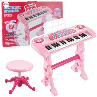IMPORT Mini Piano Électronique Pour Enfants Avec Microphone 37 Touches Rose Rose - Publicité IMPORT Mini Piano Électronique Pour Enfants Avec Microphone 37 Touches Rose Rose - Publicité