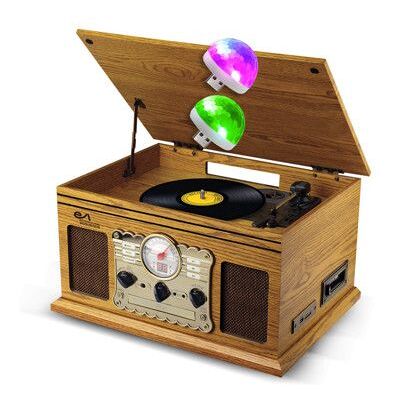 EVIDENCE ACOUSTICS Chaîne Hifi Tourne-Disque EA-PL300-WOOD Vinyle 33/45/78 60W FM CD Cassette BT USB REC rétro Vintage 2 Mini Lumières LED Marron - Publicité EVIDENCE ACOUSTICS Chaîne Hifi Tourne-Disque EA-PL300-WOOD Vinyle 33/45/78 60W FM CD Cassette BT USB REC rétro Vintage 2 Mini Lumières LED Marron - Publicité