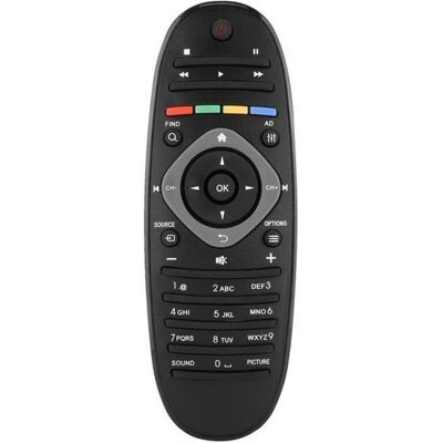 ZISONIX Télécommande Universelle - Philips - Noir - ABS Écologique - Durable - Facile à Utiliser Noir - Publicité ZISONIX Télécommande Universelle - Philips - Noir - ABS Écologique - Durable - Facile à Utiliser Noir - Publicité