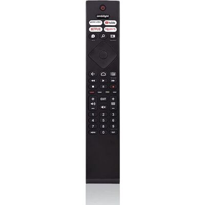 Télécommande de remplacement - Philips - Ambilight 4K Ultra HDR OLED - Ergonomique - Préprogrammée - Publicité Télécommande de remplacement - Philips - Ambilight 4K Ultra HDR OLED - Ergonomique - Préprogrammée - Publicité
