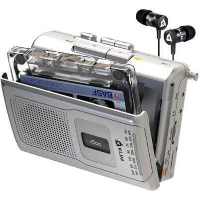 1001 PILES BATTERIES K8 Lecteur Cassette Audio - Enregistreur Cassette - Nouveau Player - Radio AM/FM - Microphone et Haut-Parleur Intégrés - Argent - Publicité 1001 PILES BATTERIES K8 Lecteur Cassette Audio - Enregistreur Cassette - Nouveau Player - Radio AM/FM - Microphone et Haut-Parleur Intégrés - Argent - Publicité