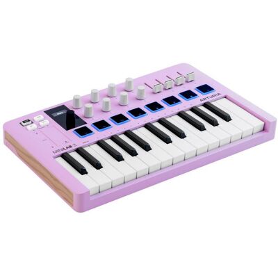 Arturia MiniLab 3 Rose Quartz Limited Edition Clavier maître - Publicité Arturia MiniLab 3 Rose Quartz Limited Edition Clavier maître - Publicité