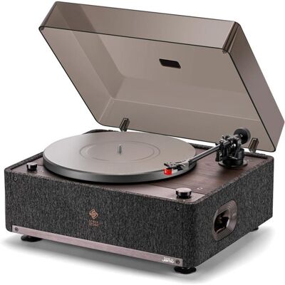 STACKSTONE SS08 Platine Vinyle Bluetooth 5.3 Hi-FI Anti-Vibration Cellule Magnétique AT-91R Plateau Aluminium 33/45 Tours Gris - Publicité STACKSTONE SS08 Platine Vinyle Bluetooth 5.3 Hi-FI Anti-Vibration Cellule Magnétique AT-91R Plateau Aluminium 33/45 Tours Gris - Publicité