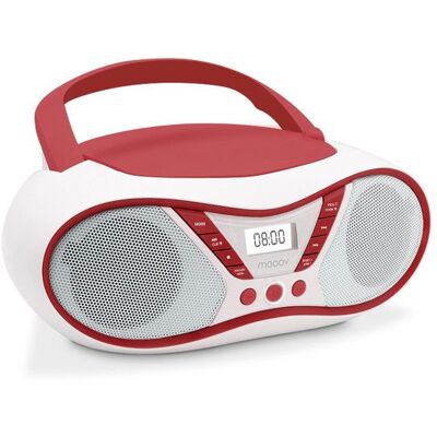 Lecteur CD Cerise - Radio FM, Port USB, Appareil musical - Publicité Lecteur CD Cerise - Radio FM, Port USB, Appareil musical - Publicité
