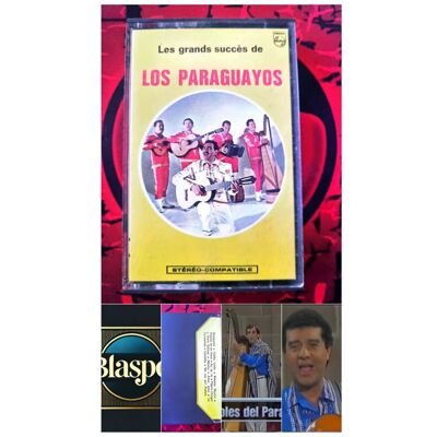 LABEL PHILIPS Cassette audio – Les Grands Succès de Los Paraguayos – Musique latino / folklore – Édition Philips - Publicité LABEL PHILIPS Cassette audio – Les Grands Succès de Los Paraguayos – Musique latino / folklore – Édition Philips - Publicité