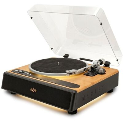 House of Marley Platine vinyle avec enceintes intégrées – Marley - Soul Rebel – Bluetooth In & Out – Design Bambou et durable Marron - Publicité House of Marley Platine vinyle avec enceintes intégrées – Marley - Soul Rebel – Bluetooth In & Out – Design Bambou et durable Marron - Publicité