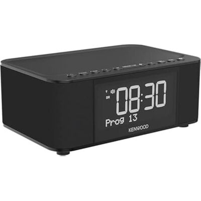 Radio-réveil - KENWOOD - CR-ST40DAB-B - 3 alarmes - Bluetooth - Grand écran réglable Noir - Publicité Radio-réveil - KENWOOD - CR-ST40DAB-B - 3 alarmes - Bluetooth - Grand écran réglable Noir - Publicité