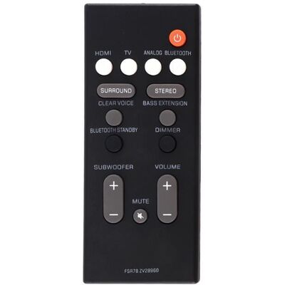 SODIAL TéLéCommande FSR78 ZV28960 pour YAS-106 YAS-207 -1060 YAS-107 -1070 SystèMe de Barre de Son Bluetooth - Publicité SODIAL TéLéCommande FSR78 ZV28960 pour YAS-106 YAS-207 -1060 YAS-107 -1070 SystèMe de Barre de Son Bluetooth - Publicité