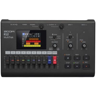 Station denregistrement multitrack - ZOOM - 9551309558005 - 2x XLR combo - Synthétiseur FM 8 voix - Enregistrement SD 1To Noir - Publicité Station denregistrement multitrack - ZOOM - 9551309558005 - 2x XLR combo - Synthétiseur FM 8 voix - Enregistrement SD 1To Noir - Publicité