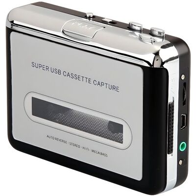 AISTUO Marchelec Lecteur cassette USB-convertisseur lecteur MP3-Argent - Publicité AISTUO Marchelec Lecteur cassette USB-convertisseur lecteur MP3-Argent - Publicité