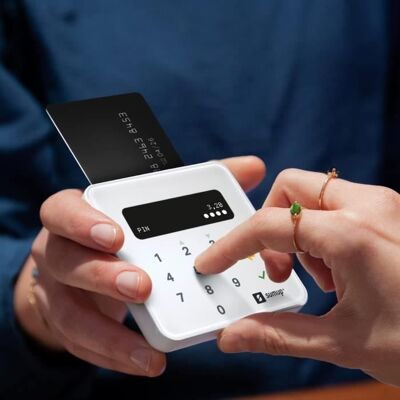 Terminal de paiement - SUMUP - Air - Bluetooth - NFC - Rechargeable - Blanc Blanc - Publicité Terminal de paiement - SUMUP - Air - Bluetooth - NFC - Rechargeable - Blanc Blanc - Publicité