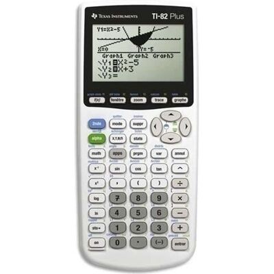 TEXAS INSTRUMENTS Calculatrice graphique TI-82 Plus Blanc - Publicité TEXAS INSTRUMENTS Calculatrice graphique TI-82 Plus Blanc - Publicité