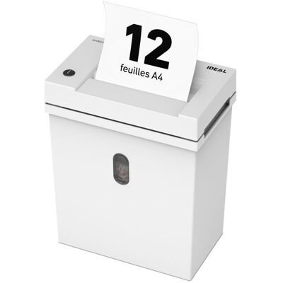 Destructeur de papier IDEAL Shredcat 8200 CC Coupe croisée Niveau de sécurité P-5 12 feuilles 21 litres Conforme RGPD - Publicité Destructeur de papier IDEAL Shredcat 8200 CC Coupe croisée Niveau de sécurité P-5 12 feuilles 21 litres Conforme RGPD - Publicité