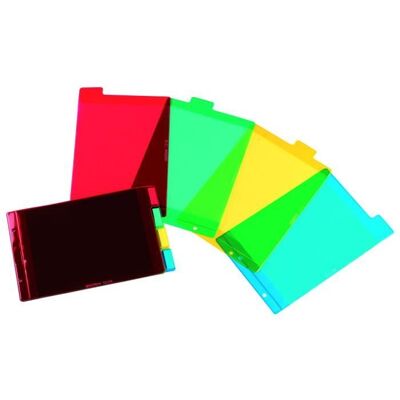 ELBA Paquet de 4 intercalaires personnalisables A5 - PVC - 12/100 - Publicité ELBA Paquet de 4 intercalaires personnalisables A5 - PVC - 12/100 - Publicité