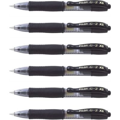 Stylo roller - PILOT - G2 XS7 PIXIE - Encre gel - Tracé 04 mm - Noir Noir - Publicité Stylo roller - PILOT - G2 XS7 PIXIE - Encre gel - Tracé 04 mm - Noir Noir - Publicité