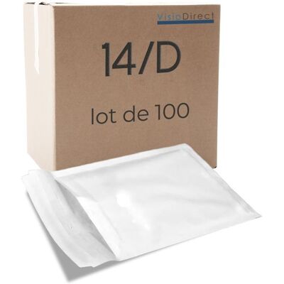 VISIODIRECT Lot de 100 enveloppe à bulles pour expedition D/4 20 x 275cm dimensions interieur 180 x 265 mm blanche pochettes matelassées Blanc - Publicité VISIODIRECT Lot de 100 enveloppe à bulles pour expedition D/4 20 x 275cm dimensions interieur 180 x 265 mm blanche pochettes matelassées Blanc - Publicité