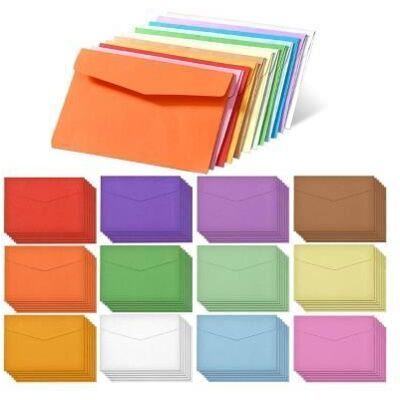 HANLIN 60 Pcs Enveloppes Enveloppes Colorées Mini Enveloppes petite enveloppe 11 5 x 8 2 cm Mariage (12 Couleurs) Multicolore ENVELOPPE - Publicité HANLIN 60 Pcs Enveloppes Enveloppes Colorées Mini Enveloppes petite enveloppe 11 5 x 8 2 cm Mariage (12 Couleurs) Multicolore ENVELOPPE - Publicité