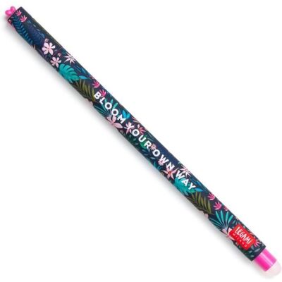 Stylo à encre gel effaçable - Legami - Ours floral - 07 mm - Encre turquoise - Effaçable Bleu - Publicité Stylo à encre gel effaçable - Legami - Ours floral - 07 mm - Encre turquoise - Effaçable Bleu - Publicité