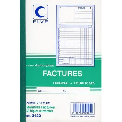 Manifold - Elve - 210 x 140 mm - 50 feuillets - Professionnel - Mixte - Publicité Manifold - Elve - 210 x 140 mm - 50 feuillets - Professionnel - Mixte - Publicité