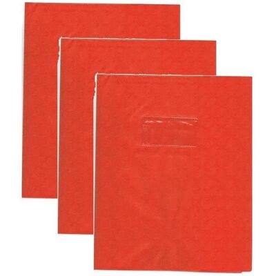 Protège-cahiers - CALLIGRAPHE - Grain Losange 18/100ème 17x22 - Lot de 3 - orange - Publicité Protège-cahiers - CALLIGRAPHE - Grain Losange 18/100ème 17x22 - Lot de 3 - orange - Publicité