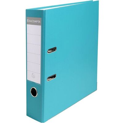 Classeur à levier - BUDGET - 21x297 cm - Vert clair - Dos 80 mm - Carton épais Bleu - Publicité Classeur à levier - BUDGET - 21x297 cm - Vert clair - Dos 80 mm - Carton épais Bleu - Publicité