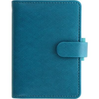 Mini organiseur - FILOFAX - Aqua-marine - Couverture rigide - Pochettes de rangement - Coins arrondis Bleu - Publicité Mini organiseur - FILOFAX - Aqua-marine - Couverture rigide - Pochettes de rangement - Coins arrondis Bleu - Publicité