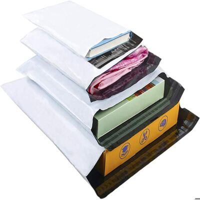 PACKADI Enveloppes d’expédition 100pcs 4 formats B5 A4 A3C3 – Pochettes d’envoi en plastique - Publicité PACKADI Enveloppes d’expédition 100pcs 4 formats B5 A4 A3C3 – Pochettes d’envoi en plastique - Publicité