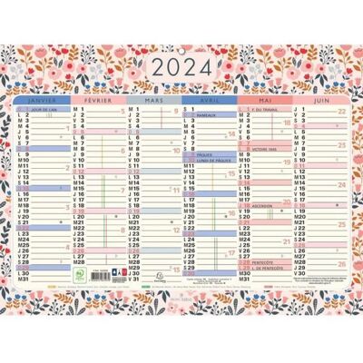 Calendrier - EXACOMPTA - Mini Labo - Semestriel - Décor recto-verso - 43 x 335 cm Blanc - Publicité Calendrier - EXACOMPTA - Mini Labo - Semestriel - Décor recto-verso - 43 x 335 cm Blanc - Publicité