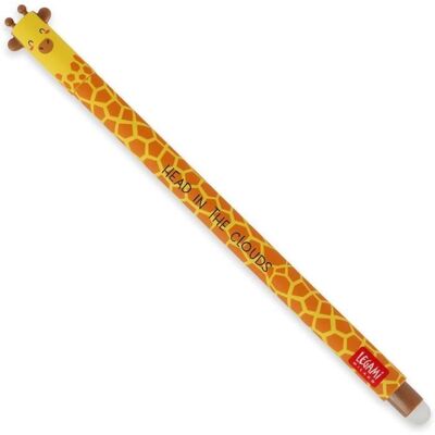 Stylo à encre gel effaçable - Legami - Corps girafe - 07 mm - Encre noire - Effaçable Noir - Publicité Stylo à encre gel effaçable - Legami - Corps girafe - 07 mm - Encre noire - Effaçable Noir - Publicité