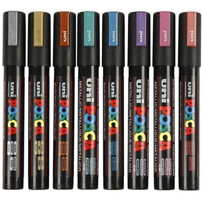 uni-ball Marqueur peinture POSCA PC-5M étui de… Noir - Publicité uni-ball Marqueur peinture POSCA PC-5M étui de… Noir - Publicité