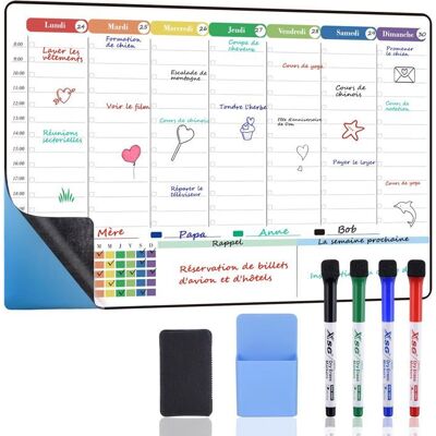 VBSUDYHGFUYSGFUYSDGFUYDS Calendrier Familial Adhesif Tableau Blanc EffacablePlanning Semaine Frigo/Mural emploi du tempsIdéal pour Calendrier de vie - Publicité VBSUDYHGFUYSGFUYSDGFUYDS Calendrier Familial Adhesif Tableau Blanc EffacablePlanning Semaine Frigo/Mural emploi du tempsIdéal pour Calendrier de vie - Publicité