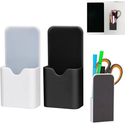 Porte-Stylos Magnétique 2 Pièces Support Pour Marqueurs Whiteboard Et Crayons Rangement Aimanté Pour Réfrigérateur Bureau Casier - Publicité Porte-Stylos Magnétique 2 Pièces Support Pour Marqueurs Whiteboard Et Crayons Rangement Aimanté Pour Réfrigérateur Bureau Casier - Publicité