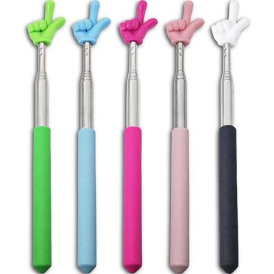 SONGHUI Ensemble de pointeurs pour la classe (lot de 5) – Pointeurs multifonctions incluant des modèles télescopiques et en forme de doigt. Publicité SONGHUI Ensemble de pointeurs pour la classe (lot de 5) – Pointeurs multifonctions incluant des modèles télescopiques et en forme de doigt. Publicité