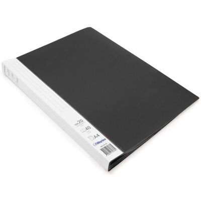 Protège documents - WAYTEX - 931331N - Noir - Prémium - 40 vues - 20 pochettes Noir - Publicité Protège documents - WAYTEX - 931331N - Noir - Prémium - 40 vues - 20 pochettes Noir - Publicité